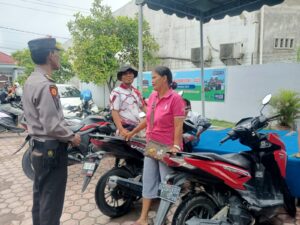 Waka Polsek Air Joman Laksanakan Cooling System berupa edukasi berita Hoax dan Pemilu 2024