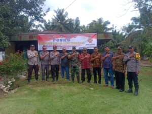 Cegah Peredaran Narkotika Polsek Bandar Pasir Mandoge Hadirkan Posko Kampung Bebas Narkoba