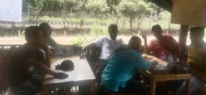 Personel Polsek Bandar Pulau Sampaikan Coolling System di Desa Gajah Sakti