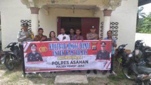 Laksanakan Minggu Kasih Ini Yang Dilakukan Personel Polsek Prapat Janji