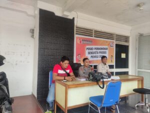 Pastikan Proses Lancar Polres Asahan Lakukan Pengamanan di Kantor Bawaslu