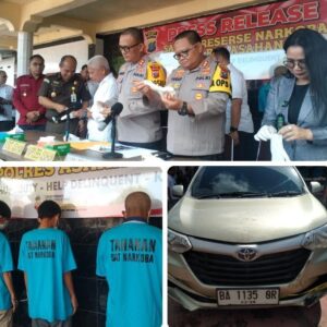 Polres Asahan Bersama Polres Tanjungbalai Gagalkan Peredaran 50 Kg Sabu Jaringan Malaysia Menuju Jakarta