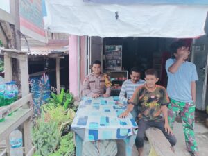 Polsek Sei Kepayang Sambang Desa dan Door to Door Ke Masyarakat