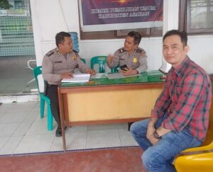 Polres Asahan Siap Siaga Lakukan Pengawalan di Kantor KPU