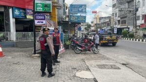 Personel Sat Samapta Polres Asahan Lakukan Patroli di Seputaran Objek Vital