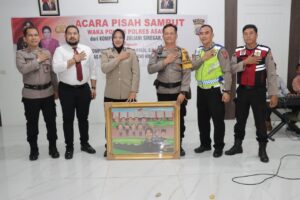 Pisah Sambut Wakapolres dan Kasat Lantas Ini Pesan dan Harapan Kapolres Asahan