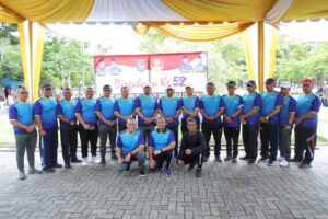 Meriah HUT Korpri ke-52 Tahun, DPK Korpri Kabupaten Asahan Gerak Jalan Santai