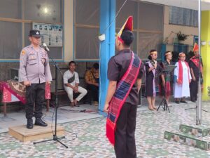 Memperingati Hari Guru Nasional ke-78 Kanit Binmas Menjadi Inspektur Upacara