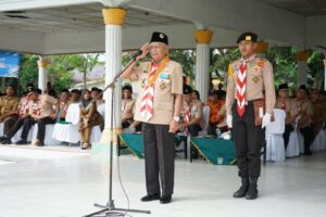Bupati Asahan Pimpin Upacara Peringatan Hari Pramuka ke-62 Tahun 2023