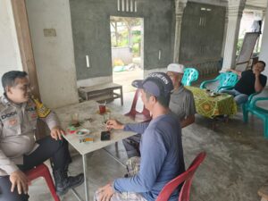 Polsek Pulau Rakyat Mengajak Masyarakat Untuk Mendukung Program Pemerintah