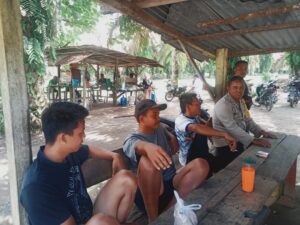Kapolsek Bandar Pulau Ajak Masyarakat Jaga Situasi Kamtibmas Jelang Pemilu