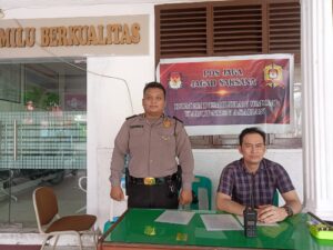 Jaga Situasi Yang Aman dan Kondusif Personel Polres Asahan PAK Kantor KPU