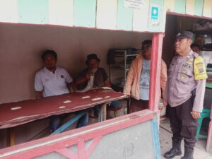Personil Polsek Simpang Empat Ajak Masyarakat Jagan Situasi Kamtibmas
