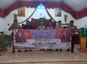 Personil Polsek Simpang Empat Ajak Masyarakat Jagan Situasi Kamtibmas