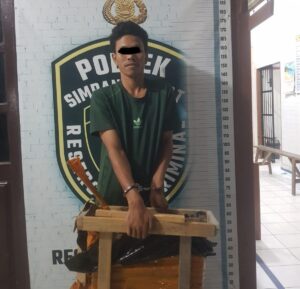 Pelaku Pencurian Rak RBS Milik Telkomsel Dicuri, Pelaku Masuk Sel Polsek Simpang Empat