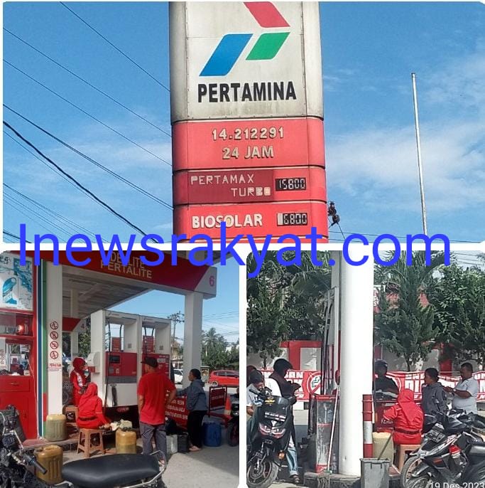 SPBU No 14.212.291 Simpang Butong Air Joman Bebaskan Pengisian Jerigen