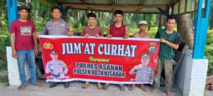 Dekat Kemasyatakat Bhabinkamtibmas Polsek Kota Kisaran Timur  Gelar Jumat Curhat