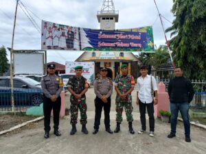 Polsek Sei Kepayang Tingkatkan Pengamanan Tahun Baru 2024 Bersama Kodim 0208 Asahan