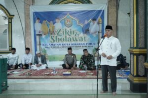 Jelang Malam Pergantian Tahun 2023 Kecamatan Kota Kisara Timur Kapolsek Kota Hadiri Gelar Zikir dan Sholawatan
