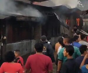 Satu Unit Rumah Terbakar Saat Mengisi Minyak Pertalite Ketengan Di Jalan Pergam Kisaran