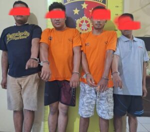4 Pelaku Pencurian Mobil Toyota Reborn Ditangkap