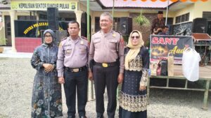 Pisah Sambut Kapolsek Bandar Pulau Kapolsek yang Lama Dan  Kapolsek yang Baru