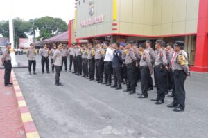 Kapolres Asahan Berikan Arahan Kepada Personel Yang Terlibat OMB Terkait Pelaksanaan Tugas