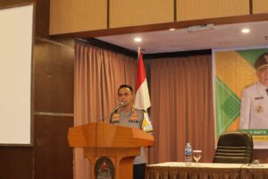 Wujudkan Suasana Aman Dan Kondusif Jelang Pemilu Kapolres Asahan Berikan Pembekalan Kepada Aparatur Pemerintah Desa