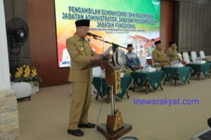 Bupati Asahan Lantik Jabatan Administrator dan Pengawas serta Fungsional di Lingkungan Pemerintah Kabupaten Asahan