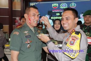 kapolres Asahan Hadiri HUT Kodim 0208/AS