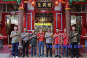 Jelang Perayaan Imlek Polres Asahan Lakukan Cek di Dua Vihara