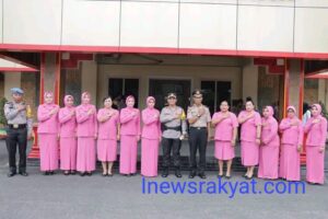 Kapolres Asahan Pimpin Upacara Kenaikan Pangkat Pengabdian Perwira