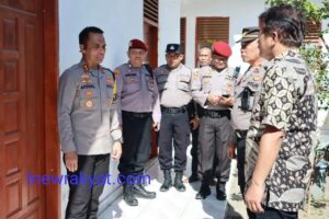 Kapolres Asahan Lakukan Pengecekan Personel PAM PPK di Kecamatan Meranti