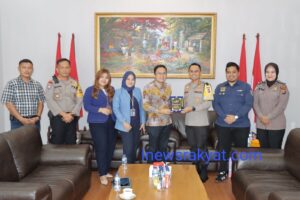 Kapolres Asahan Menerima Audensi Dan Silaturahmi KC. BANK Mandiri CAB. Kisaran