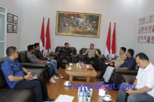 Kapolres Asahan Menerima Silaturahmi Lembaga Pemerhati Perlindungan Perempuan  Dan Anak Indonesia (LPPAI) Asahan