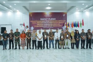Kapolres Asahan Bersama Asisten Pemerintahan dan Kesejahteraan Rakyat Ikuti Pleno Terbuka Rekapitulasi Hasil Perhitungan Suara