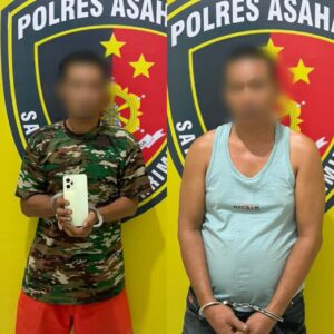 Gerandong Mencuri Hp Bersama Penadah Ditangkap Jatanras Polres Asahan