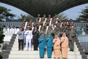 Kapolres Asahan Bersama Bupati Hadiri Upacara HUT SATPOL PP ke-74