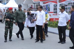 Bupati Asahan Dampingi Presiden Jokowi Resmian Jalan Inpres