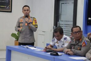 Kapolres Asahan  Menghadiri Rapat Kordinasi Dilantas Polda Sumut Oprasional Pintu TOL Kisaran Menjelang OPS Ketupat TOBA 2024