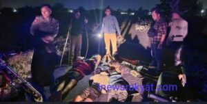 Polsek Lubuk Pakam Ringkus 9 Orang Komplotan Geng Motor Konvoi Bawa Sajam