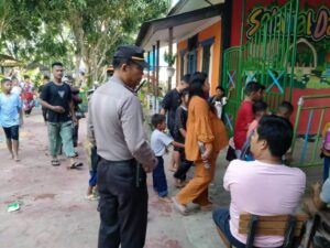 Dalam Suasana Lebaran Polres Tanjung Balai Pastikan Keamanan Masyarakat saat di Objek Wisata Kolam Renang