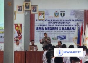 Satlantas Polres Tanah Karo Sosialisasikan Operasi Patuh Toba 2025 di SMA Negeri 1 Kabanjahe