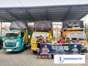 Sosialisasi Ops Patuh Toba 2025, Satlantas Polres Tanah Karo Sasar Sopir Ekspedisi di Tigapanah