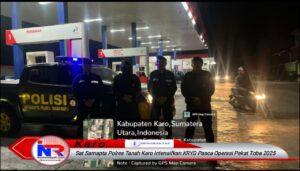 Sat Samapta Polres Tanah Karo Intensifkan KRYD Pasca Operasi Pekat Toba 2025