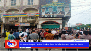 PN Siantar Disinyalir Lakukan Eksekusi Ilegal Terhadap Rumah di Jalan MH SitorusI