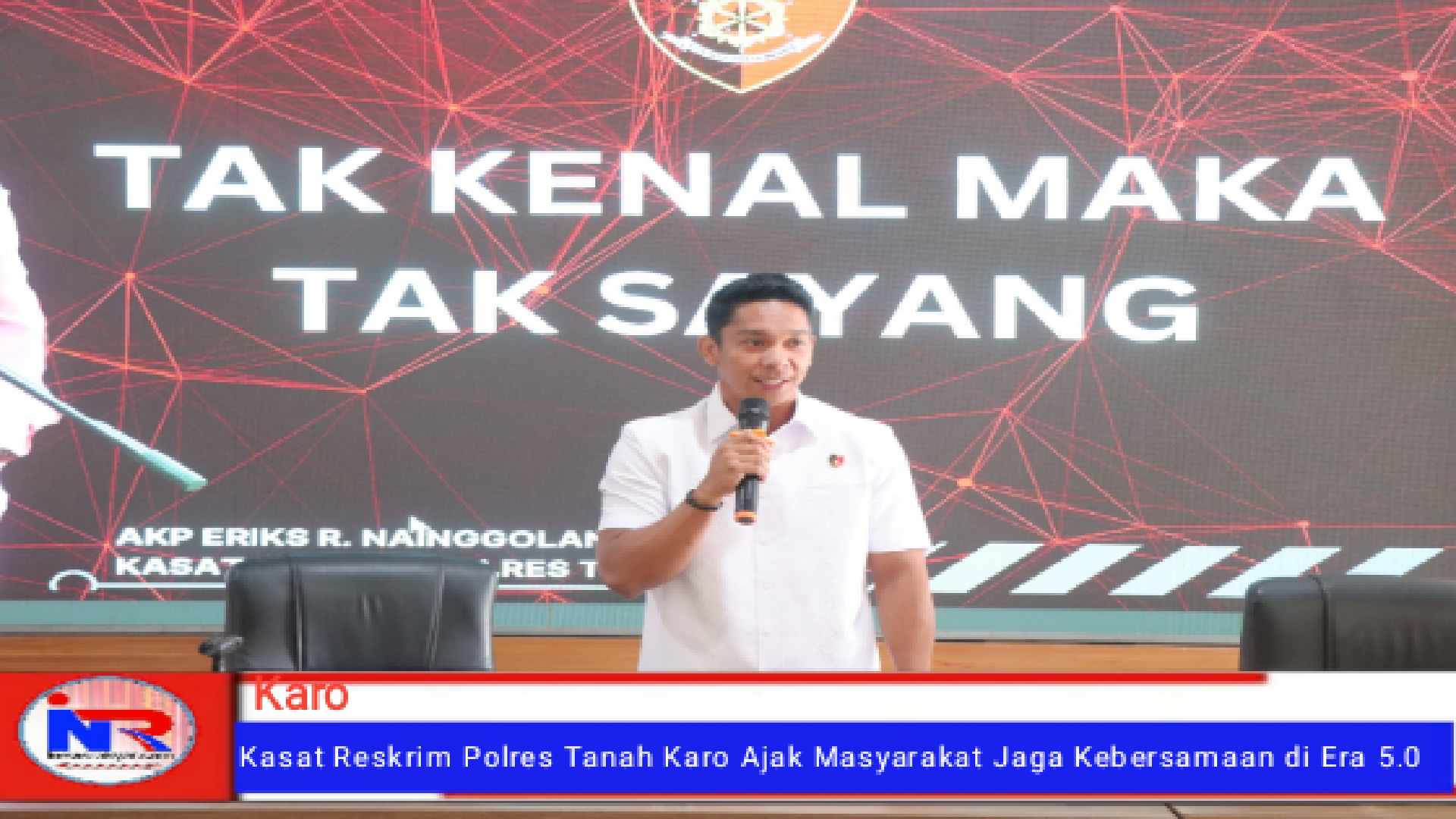 Kasat Reskrim Polres Tanah Karo Ajak Masyarakat Jaga Kebersamaan di Era 5.0