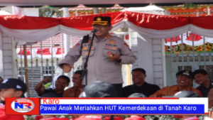 Pawai Anak Meriahkan HUT Kemerdekaan di Tanah Karo