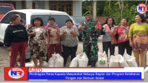 Pembagian Beras Kepada Masyarakat Sebagai Bagian dari Program Ketahanan Pangan dan Bantuan Sosial