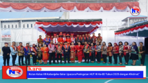 “Rutan Kelas IIB Kabanjahe Gelar Upacara Peringatan HUT RI Ke-80 Tahun 2025 dengan Khidmat”